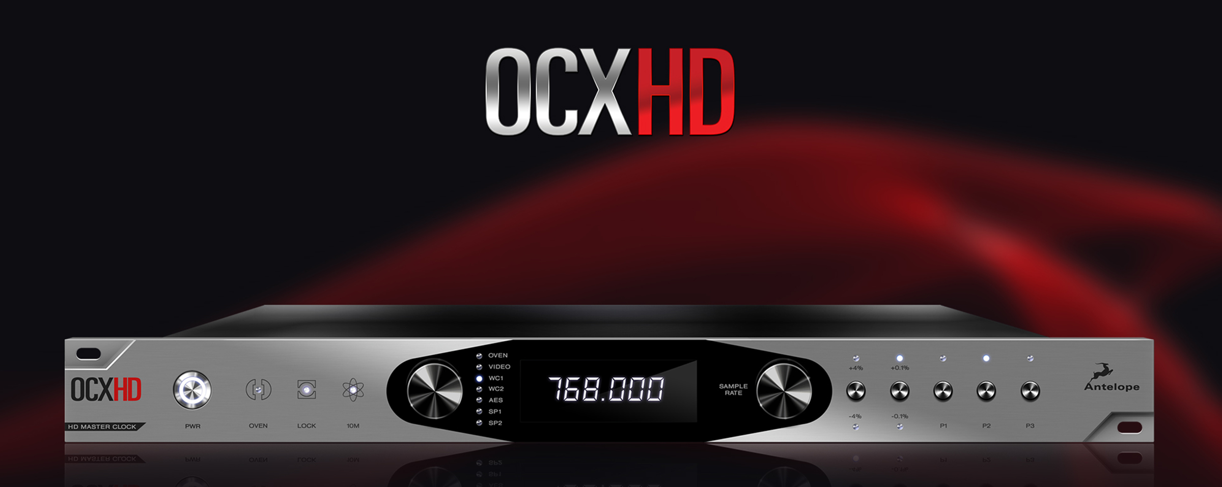 OCX HD | 768 kHz HD Master Clock | Antelope Audio Japan