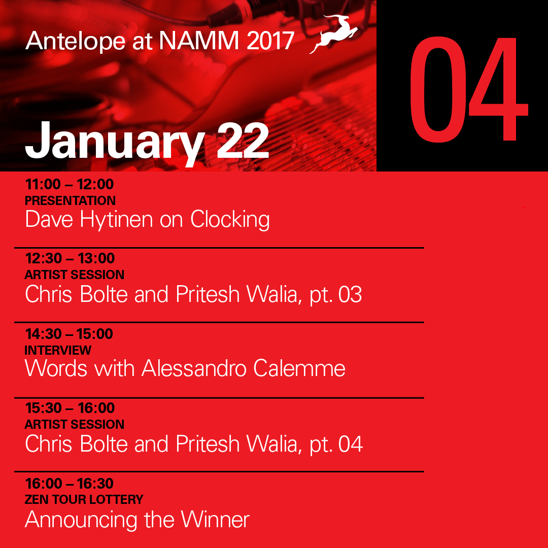 Programme NAMM 2017 04