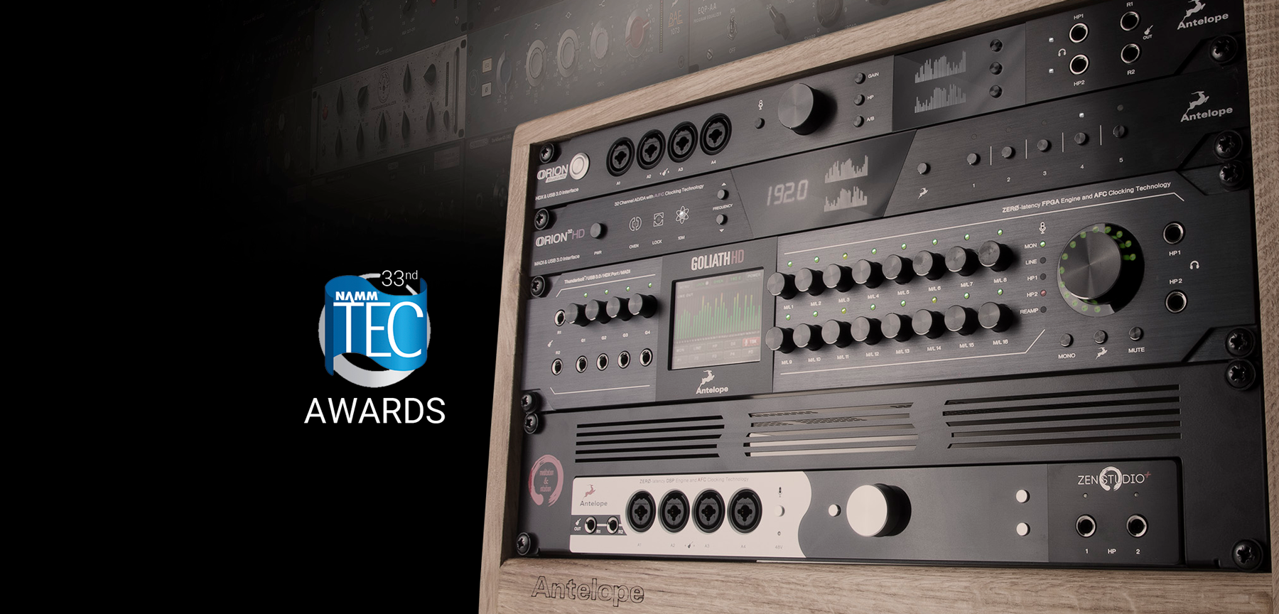 Four NAMM TEC Awards nominations for Antelope Audio in 2017